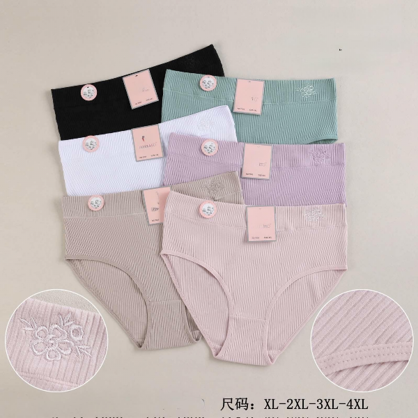 Majtki damskie Roz XL-4XL, Mix kolor Paczka 24 szt